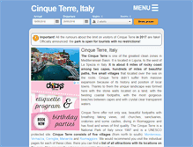 Tablet Screenshot of cinqueterre.a-turist.com